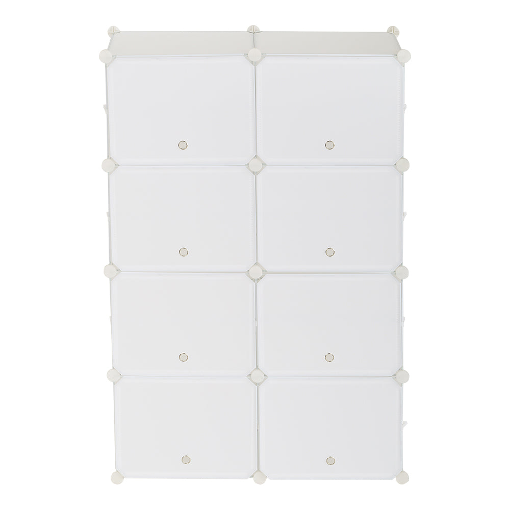 HAOYYE 7-Tier Portable Shoe Rack With 14 Grids, White Durable Tower Shelf Storage Cabinet Stand, Expandable And Sturdy Design, Multifunctional Modern Home Organizer For Heels, Boots, And Slippers, Stylish And Space-Saving Shoe Storage Solution