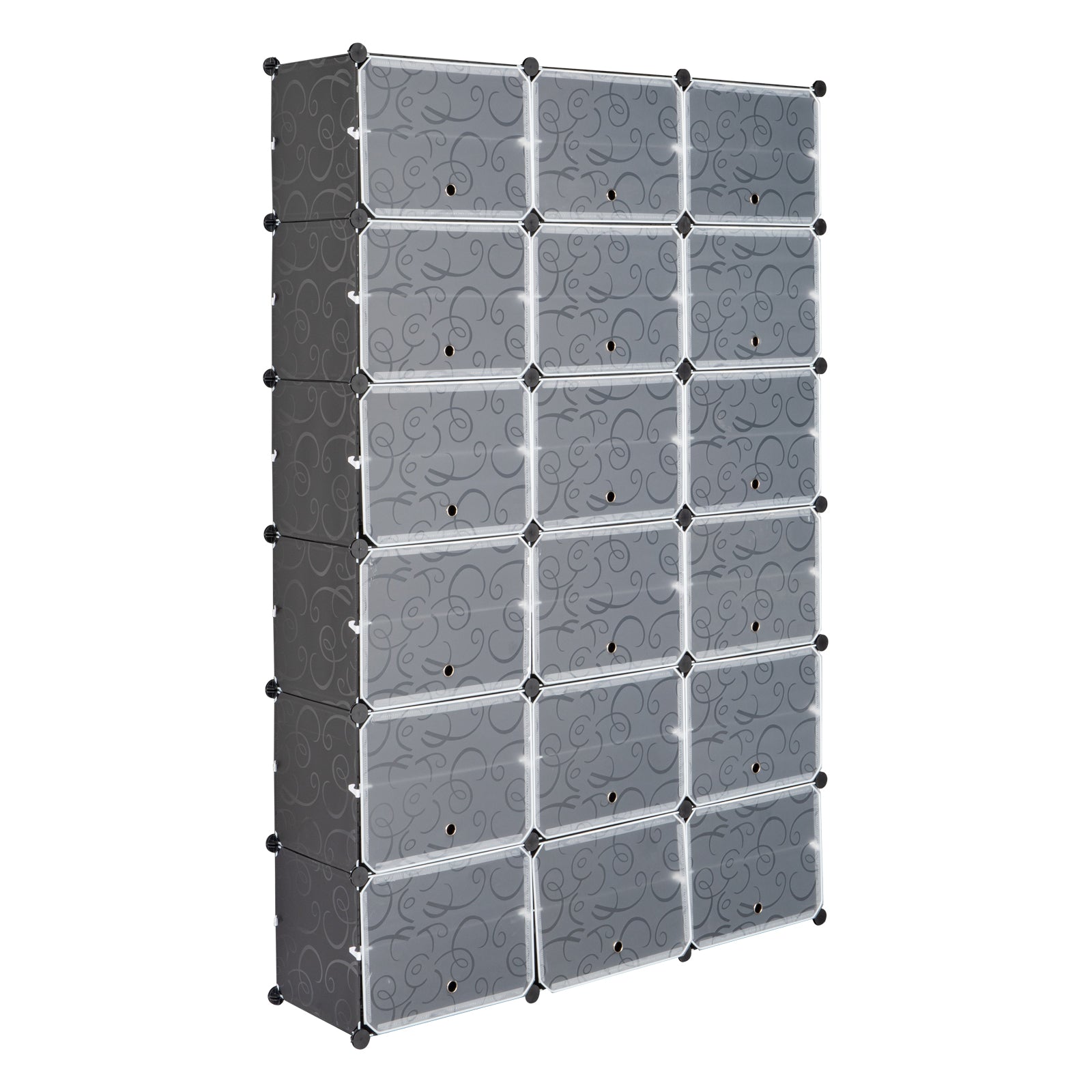 HAOYYE 12-Tier Shoe Rack Organizer – Portable, Expandable 72 Pair Shoe Tower Shelf, Sturdy Black Shoe Cabinet, Modern Home Storage Solution for Heels, Boots, Slippers, Entryway, Living Room, or Closet Organization