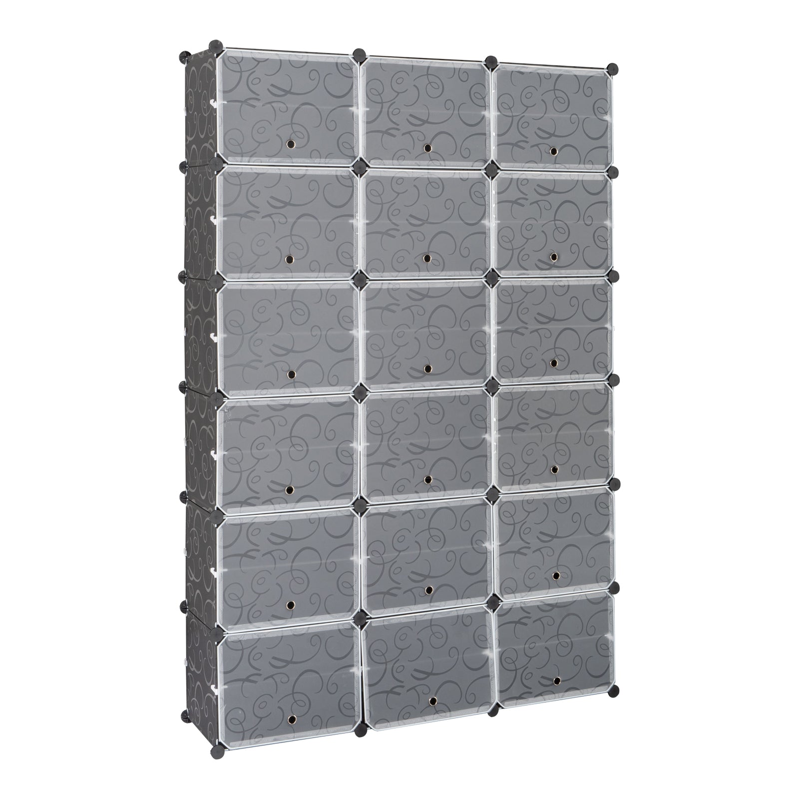 HAOYYE 12-Tier Shoe Rack Organizer – Portable, Expandable 72 Pair Shoe Tower Shelf, Sturdy Black Shoe Cabinet, Modern Home Storage Solution for Heels, Boots, Slippers, Entryway, Living Room, or Closet Organization