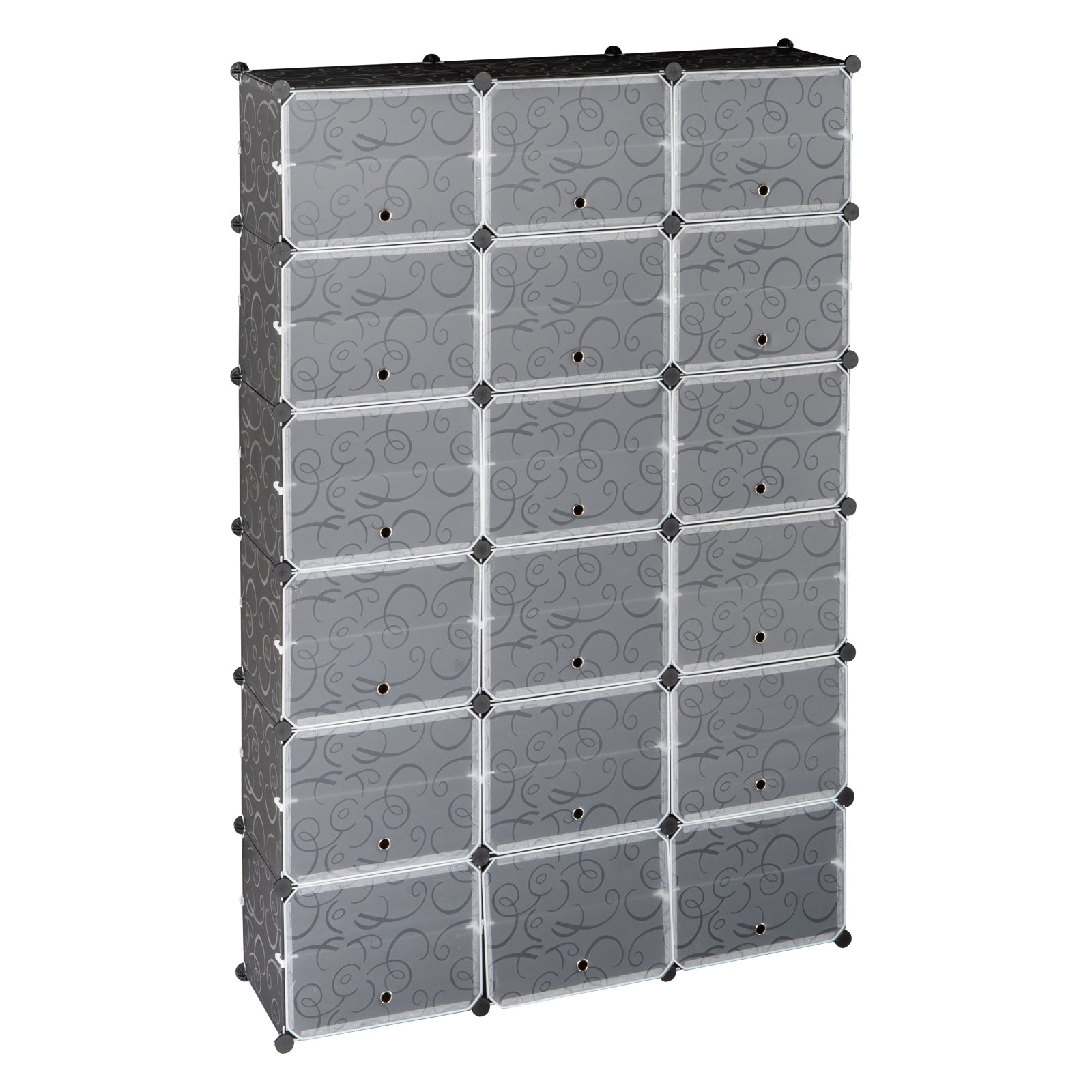 HAOYYE 12-Tier Shoe Rack Organizer – Portable, Expandable 72 Pair Shoe Tower Shelf, Sturdy Black Shoe Cabinet, Modern Home Storage Solution for Heels, Boots, Slippers, Entryway, Living Room, or Closet Organization