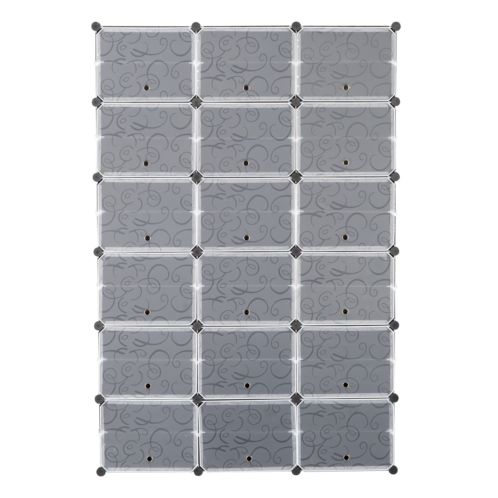 HAOYYE 12-Tier Shoe Rack Organizer – Portable, Expandable 72 Pair Shoe Tower Shelf, Sturdy Black Shoe Cabinet, Modern Home Storage Solution for Heels, Boots, Slippers, Entryway, Living Room, or Closet Organization