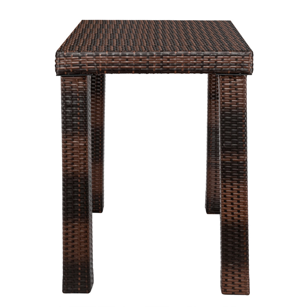 HAOYYE Bar Table Brown Gradient Stylish Modern Design Durable Sturdy Construction Perfect for Home Bar Kitchen Dining Room Indoor and Outdoor Use Elegant Brown Finish Ideal for Entertaining and Everyday Use
