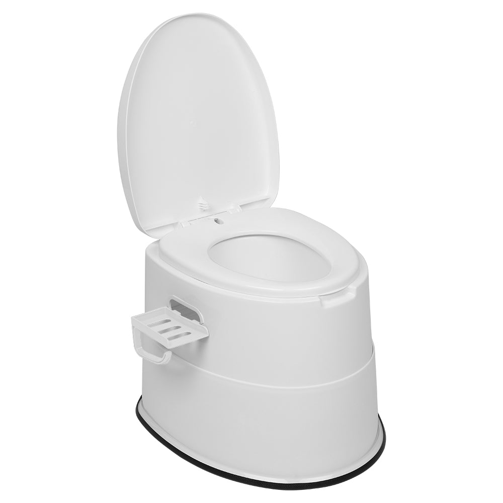 HAOYYE Portable Toilet with Non-Slip Insert, Leak-Proof, Odor-Proof Emergency Toilet for Camping, Outdoor Activities, Road Trips, and Mobility Assistance, Durable and Convenient for Travel and Use