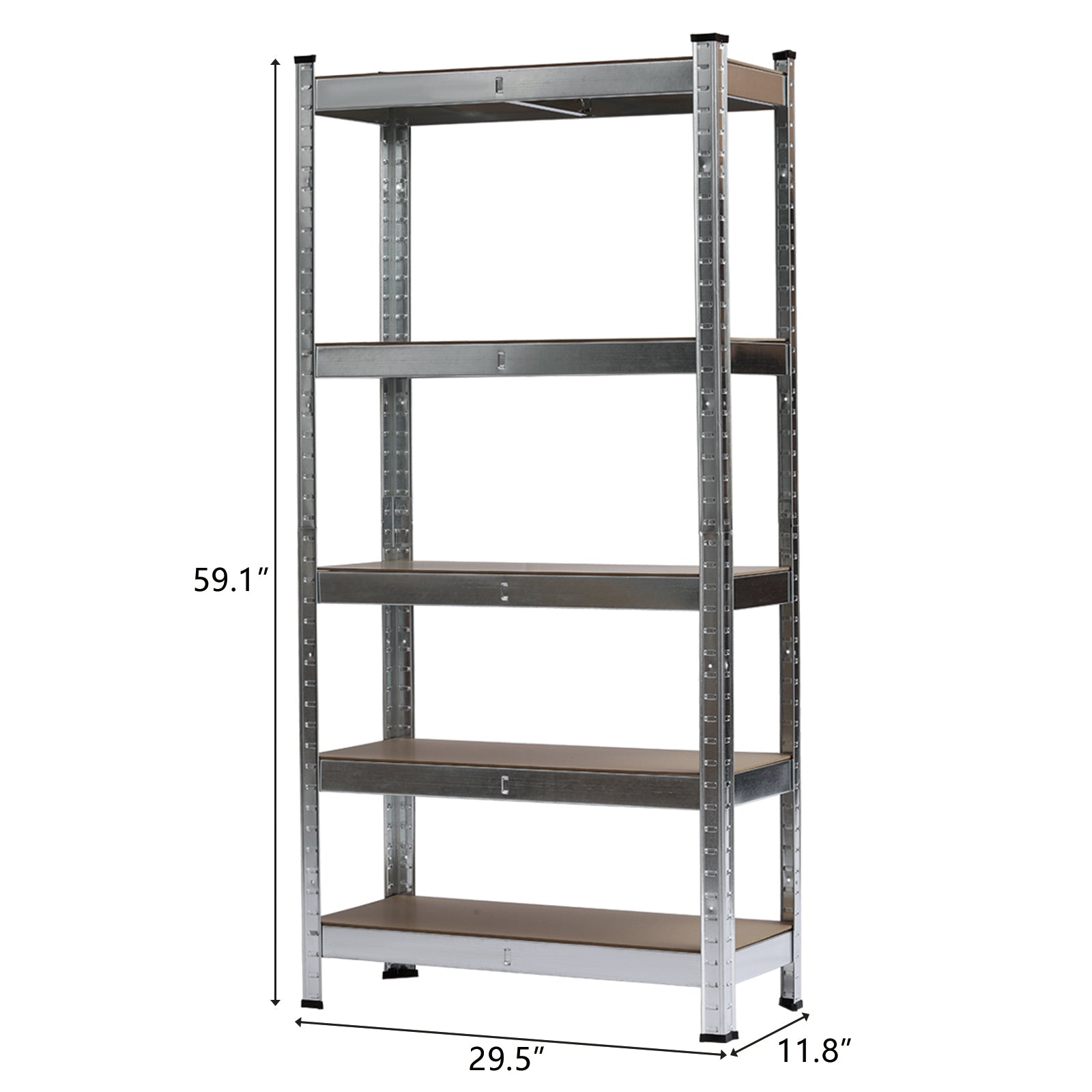 HAOYYE 5-Tier Galvanizing Storage Rack, Gray, Soft Cozy Warm Flannel Fleece Home Decor, Luxury Comfortable Unique Design, Premium Quality Decorative Storage Organizer for Home Office Garage or Warehouse, Durable and Spacious Shelving Unit.