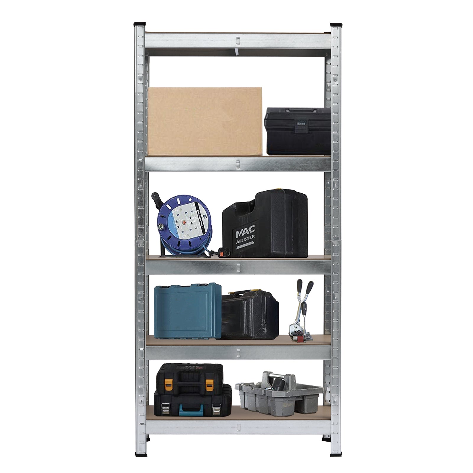 HAOYYE 5-Tier Galvanizing Storage Rack, Gray, Soft Cozy Warm Flannel Fleece Home Decor, Luxury Comfortable Unique Design, Premium Quality Decorative Storage Organizer for Home Office Garage or Warehouse, Durable and Spacious Shelving Unit.