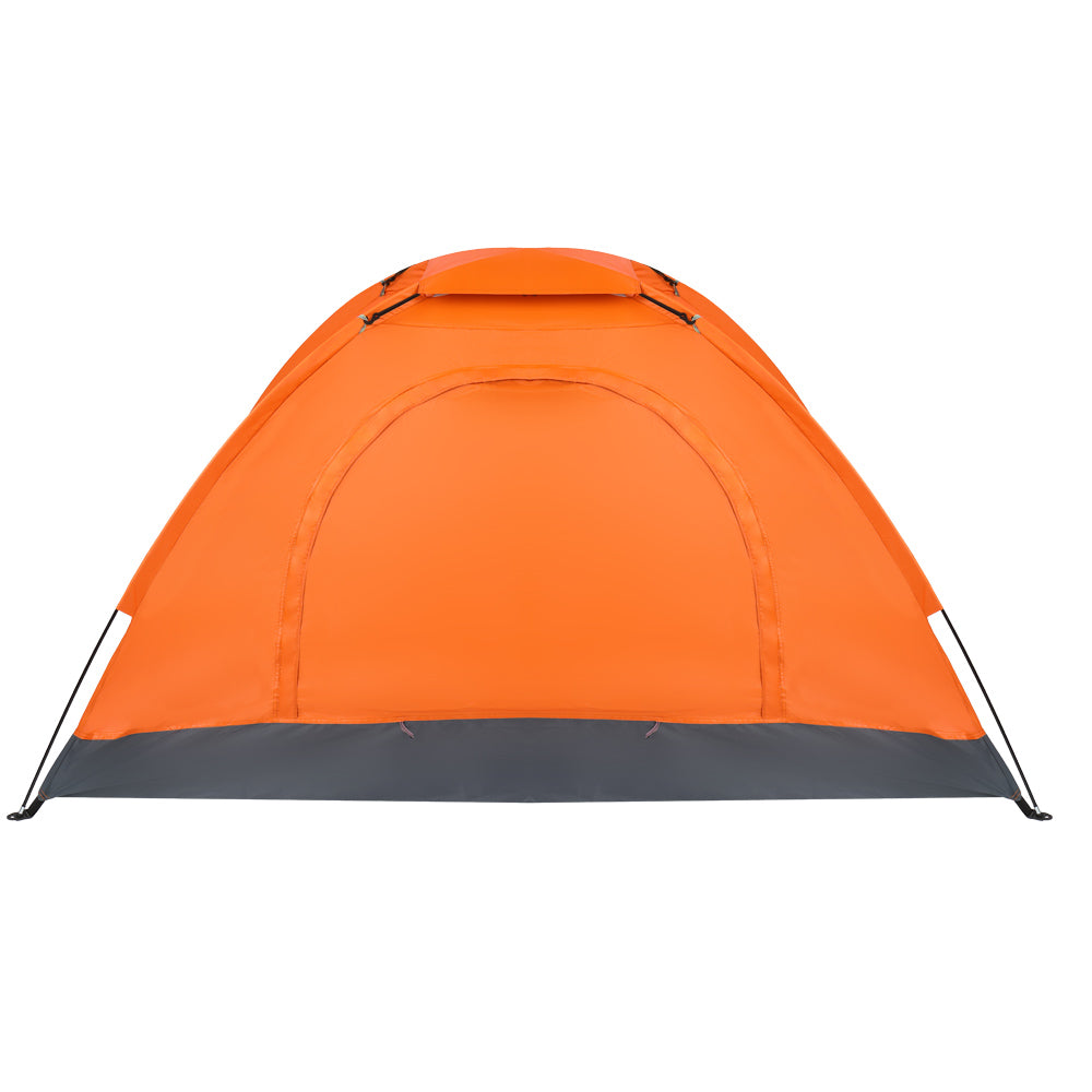 HAOYYE 1-Person Waterproof Camping Dome Tent, Lightweight and Easy to Set Up, Outdoor Hiking Tent with Double Door Design and Ventilation