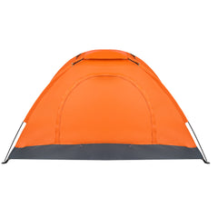 HAOYYE 1-Person Waterproof Camping Dome Tent, Lightweight and Easy to Set Up, Outdoor Hiking Tent with Double Door Design and Ventilation