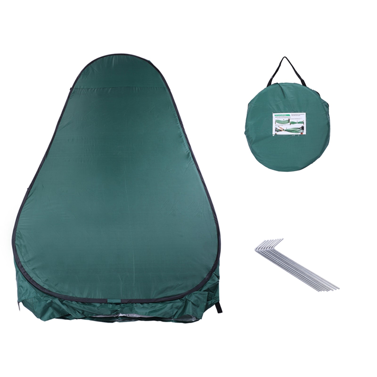 HAOYYE Portable Outdoor Pop-up Toilet Dressing Fitting Room Privacy Shelter Tent,  Instant Setup Privacy Shelter for Camping, Hiking, Beach, or Outdoor Activities