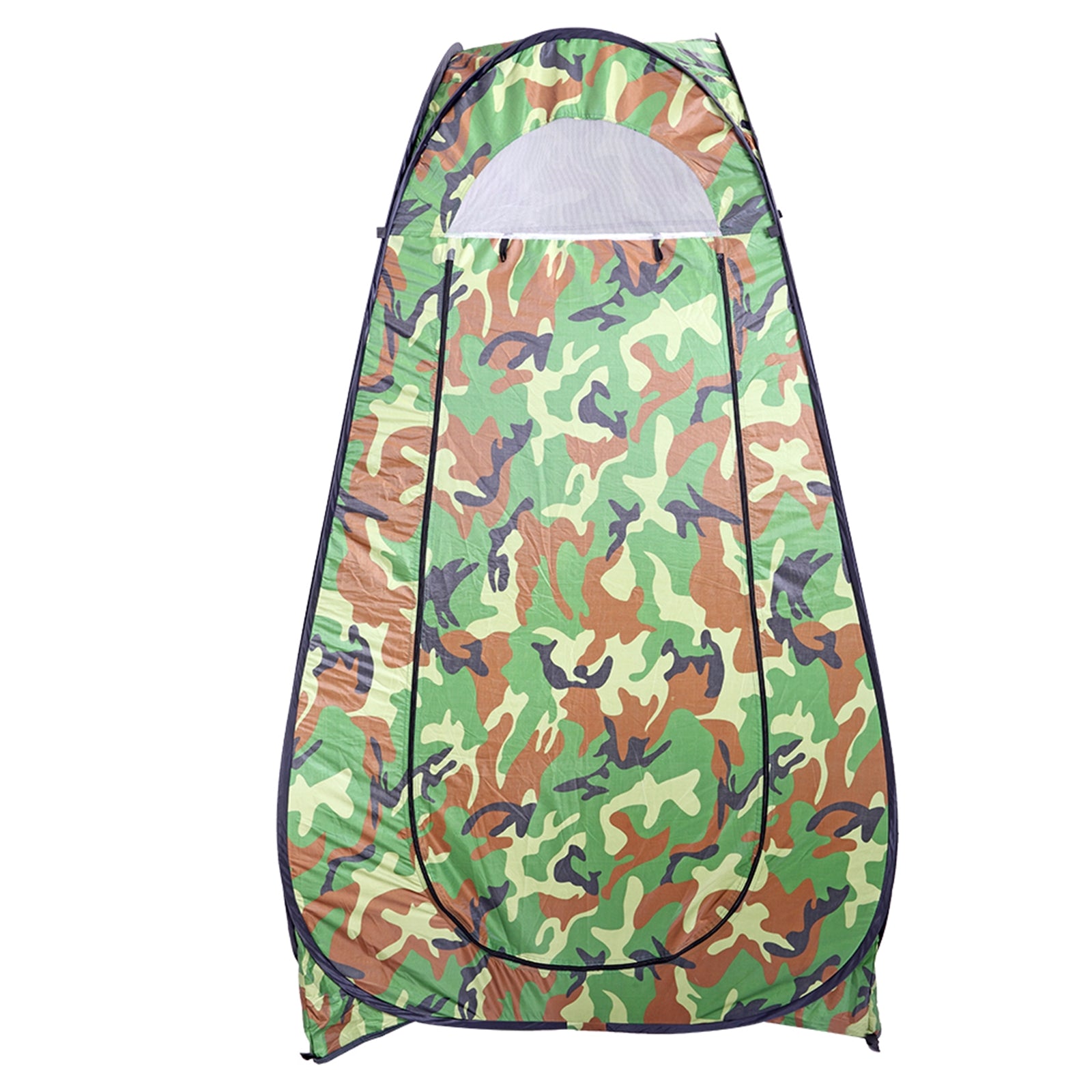 Haoyye Pop Up Tent Instant Portable Shower Tent, Outdoor Privacy Toilet & Changing Room, Waterproof Camouflage Design with Zipped Window and Built-in Storage Bag, Easy Setup for Beach, Camping, or Road Trips