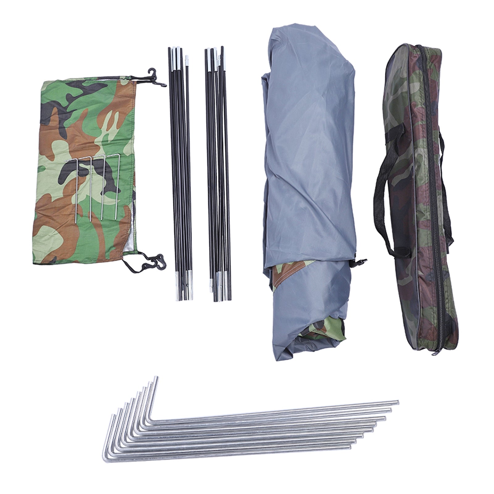 HAOYYE 3-4 Person Camping Dome Tent, Camouflage, Waterproof and UV-Proof Outdoor Tent, Lightweight and Easy Setup for Hiking, Backpacking, and Family Camping