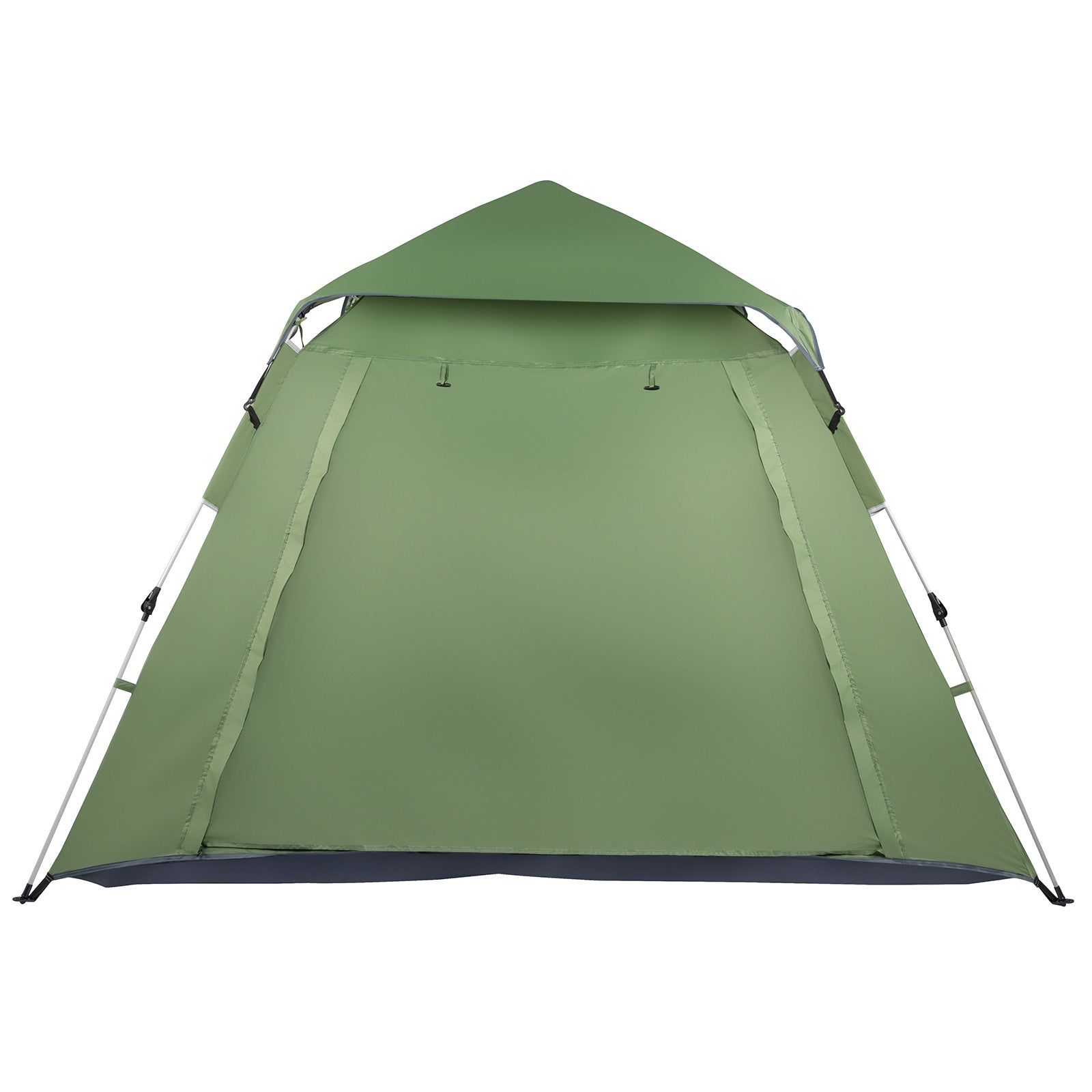 HAOYYE 240x240x150cm Spring Quick Open 4 Person Family Camping Tent Green Portable Pop Up Shelter Waterproof Outdoor Tent for Hiking Backpacking Travel Garden Picnic