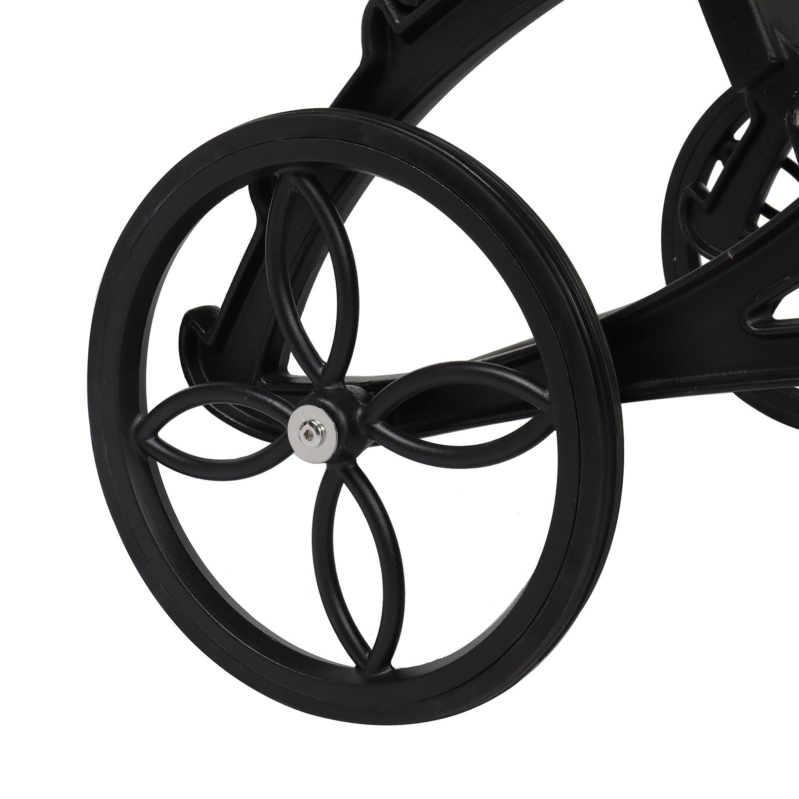 HAOYYE Adjustable Backrest Courtyard Cast Aluminum Lying Bed, Black, Sturdy Outdoor Lounge Chair for Relaxing, Perfect for Garden, Patio, or Backyard, Comfortable and Durable Design, Easy to Adjust for Ultimate Comfort