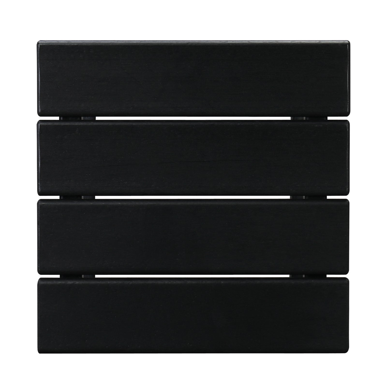 HAOYYE Single Layer Square HDPE Side Table, Durable and Lightweight, Perfect for Any Room or Outdoor Use