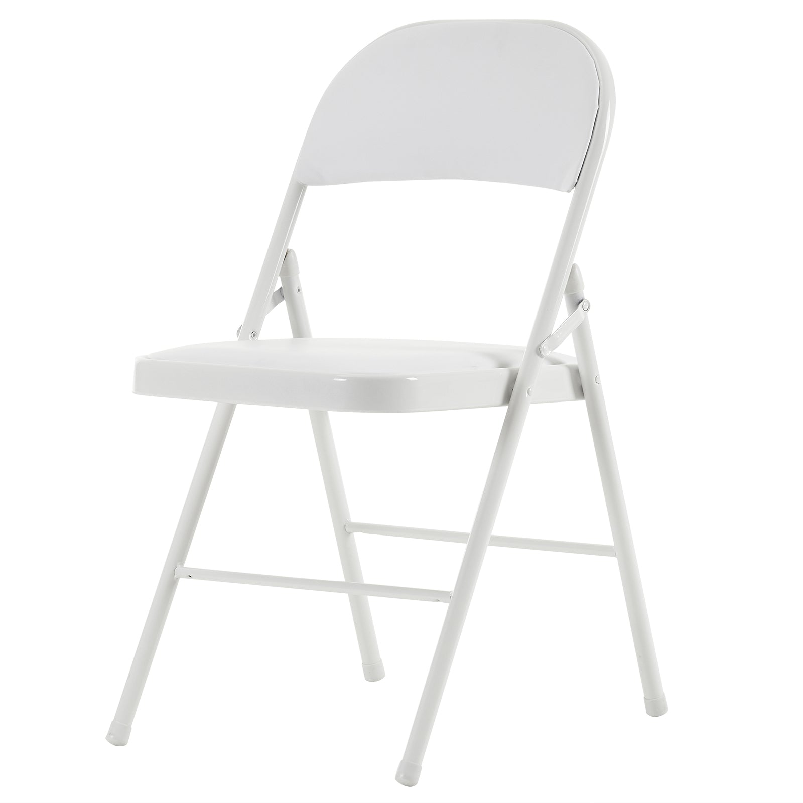 HAOYYE 6PCS Elegant Foldable Iron & PVC Chairs for Convention and Exhibition, Sturdy and Comfortable Chairs for Events, Meetings, Conferences, Easy to Store and Transport, Durable and Stylish Design