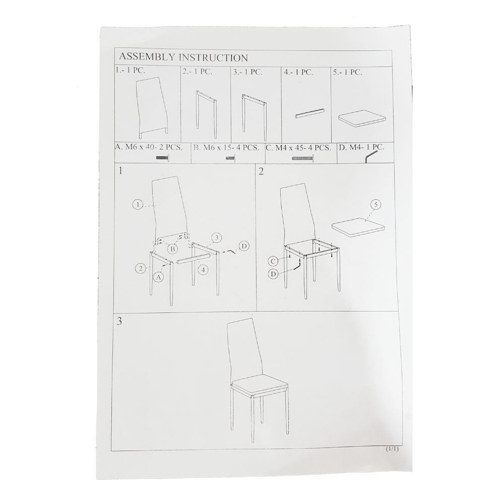 HAOYYE 6pcs Elegant Dining Chairs Set with Stripping Texture Upholstery and High Backrest Modern Assembled Black Chairs for Kitchen Dining Room Living Room