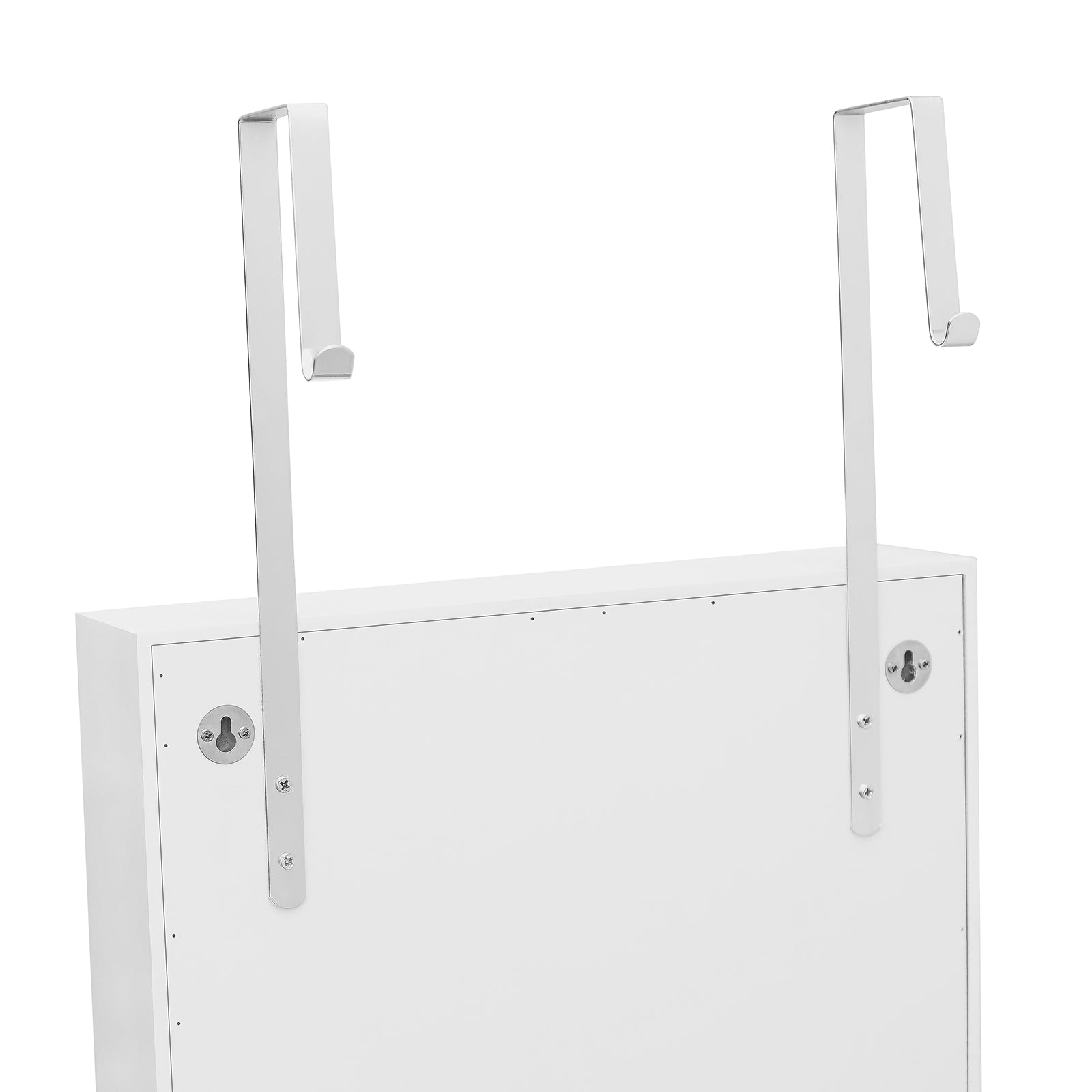 HAOYYE Full-Length PVC Film Mirror Jewelry Cabinet with Lock | Wall-Mounted Organizer with Velvet Lining | Durable Multipurpose Jewelry Storage Cabinet | Modern Space-Saving Design | Ideal for Bedroom and Dressing Room