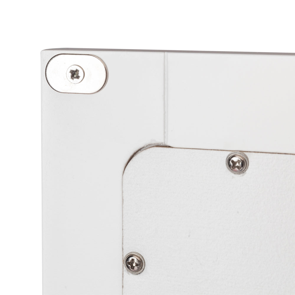 HAOYYE White Double-Door Mirror Bathroom Wall Mounted Cabinet, Sturdy Design, Durable Multifunctional Organizer, Modern Space-Saving Storage Solution, Stylish Home Organizer With Shelf For Bathroom Or Living Space, Practical And Versatile Wall Cabinet