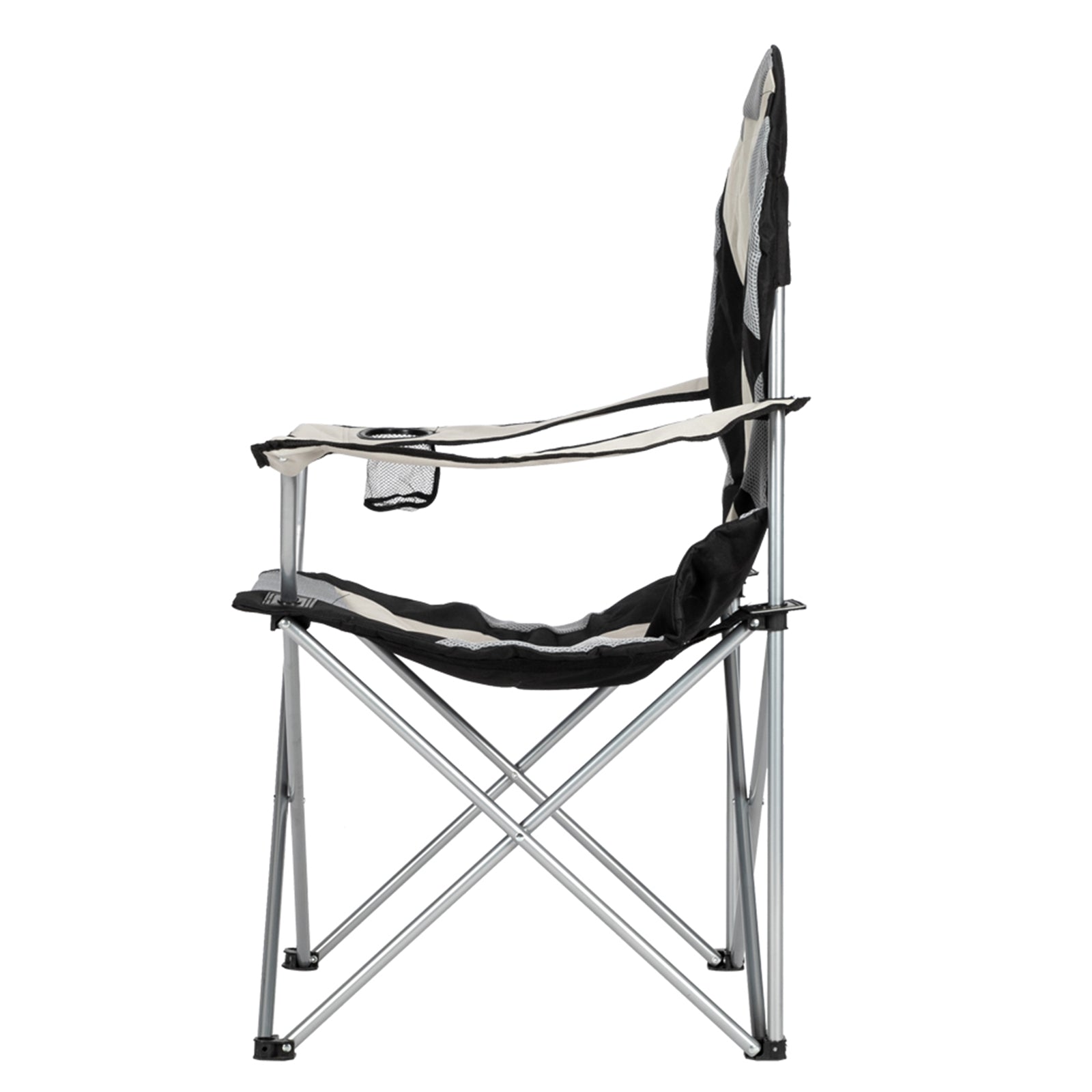 HAOYYE Medium Camping Chair Fishing Chair, Folding Chair with Iron Frame and 600D Oxford Cloth, Portable, Durable, and Comfortable for Outdoor Activities
