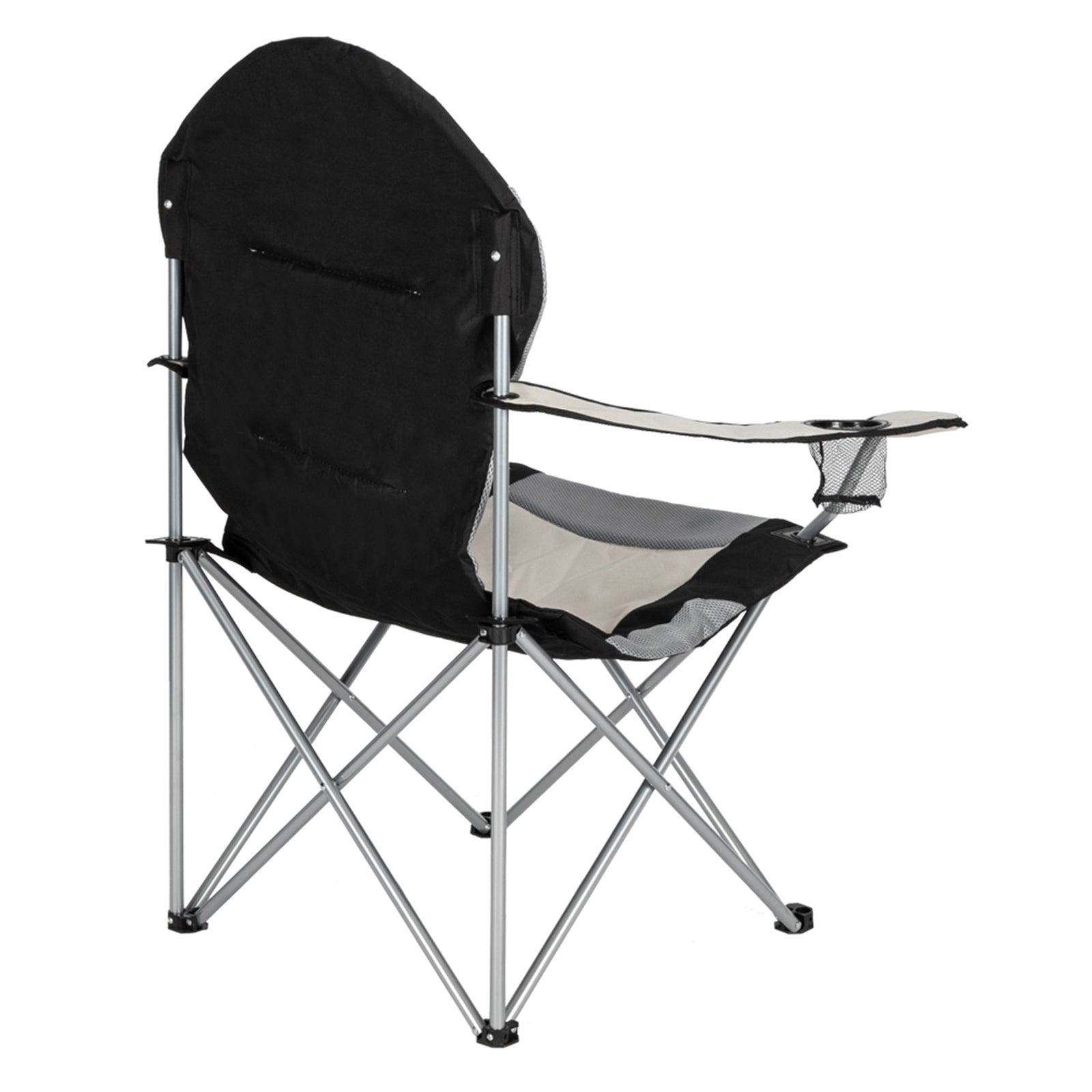 HAOYYE Medium Camping Chair Fishing Chair, Folding Chair with Iron Frame and 600D Oxford Cloth, Portable, Durable, and Comfortable for Outdoor Activities