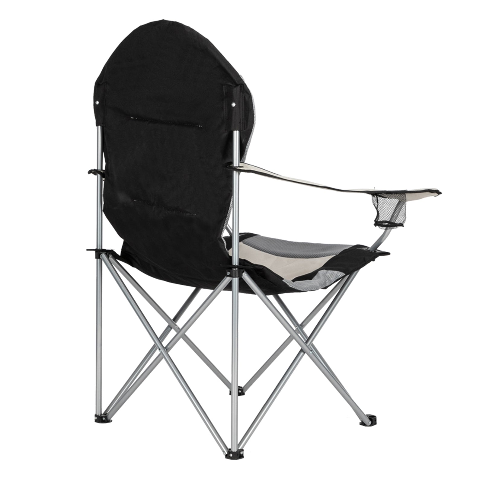 HAOYYE Medium Camping Chair Fishing Chair, Folding Chair with Iron Frame and 600D Oxford Cloth, Portable, Durable, and Comfortable for Outdoor Activities