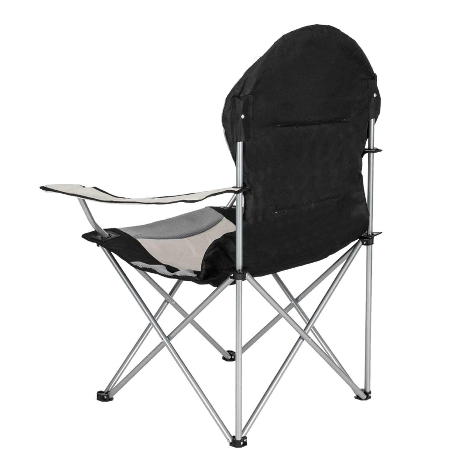 HAOYYE Medium Camping Chair Fishing Chair, Folding Chair with Iron Frame and 600D Oxford Cloth, Portable, Durable, and Comfortable for Outdoor Activities