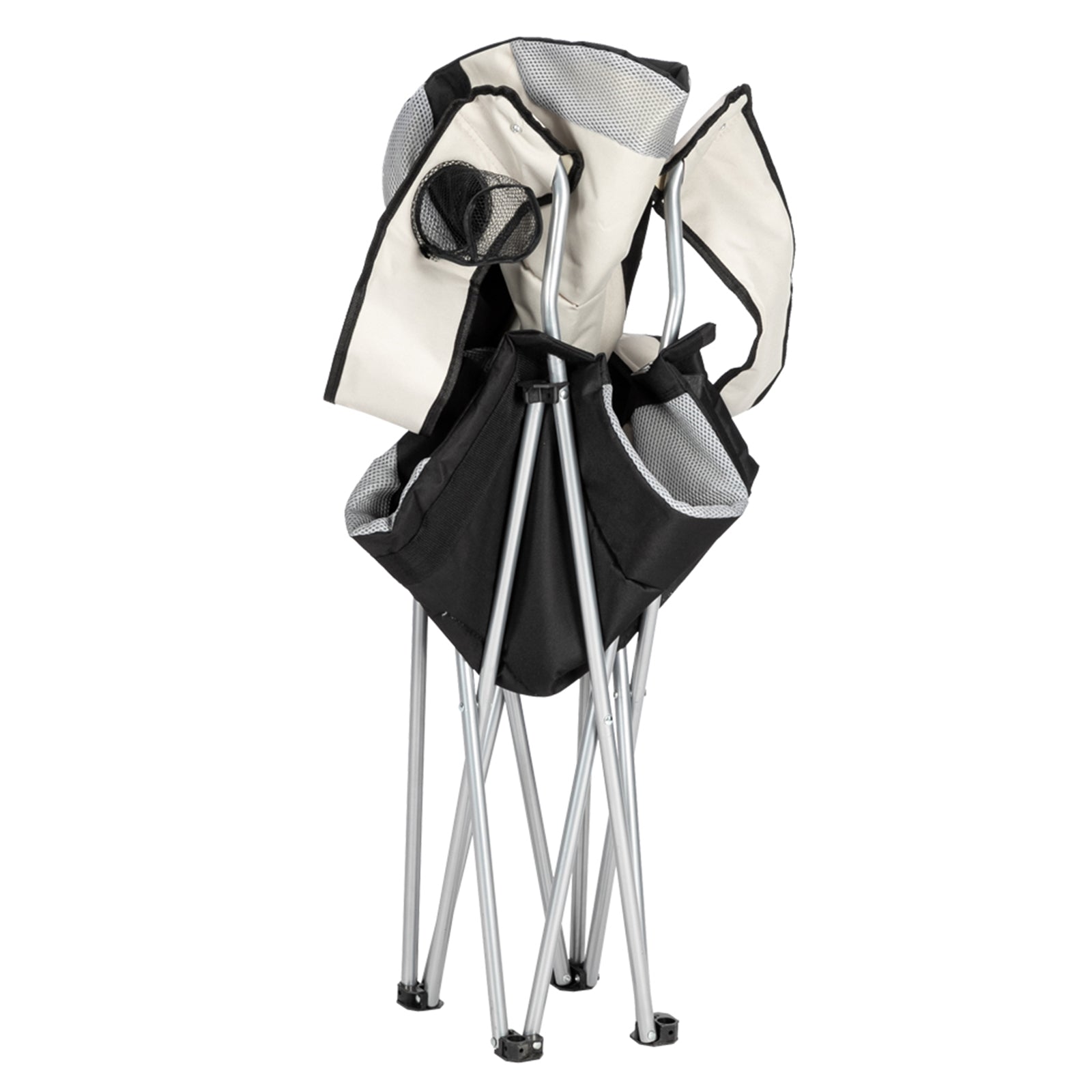HAOYYE Medium Camping Chair Fishing Chair, Folding Chair with Iron Frame and 600D Oxford Cloth, Portable, Durable, and Comfortable for Outdoor Activities