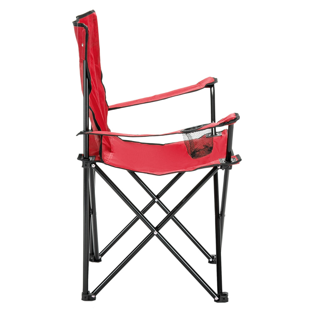 HAOYYE Small Camp Chair, 600D Oxford Fabric, Iron Frame, Portable Foldable Chair for Outdoor Camping, Fishing, Hiking