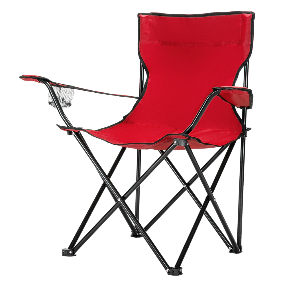 HAOYYE Small Camp Chair, 600D Oxford Fabric, Iron Frame, Portable Foldable Chair for Outdoor Camping, Fishing, Hiking