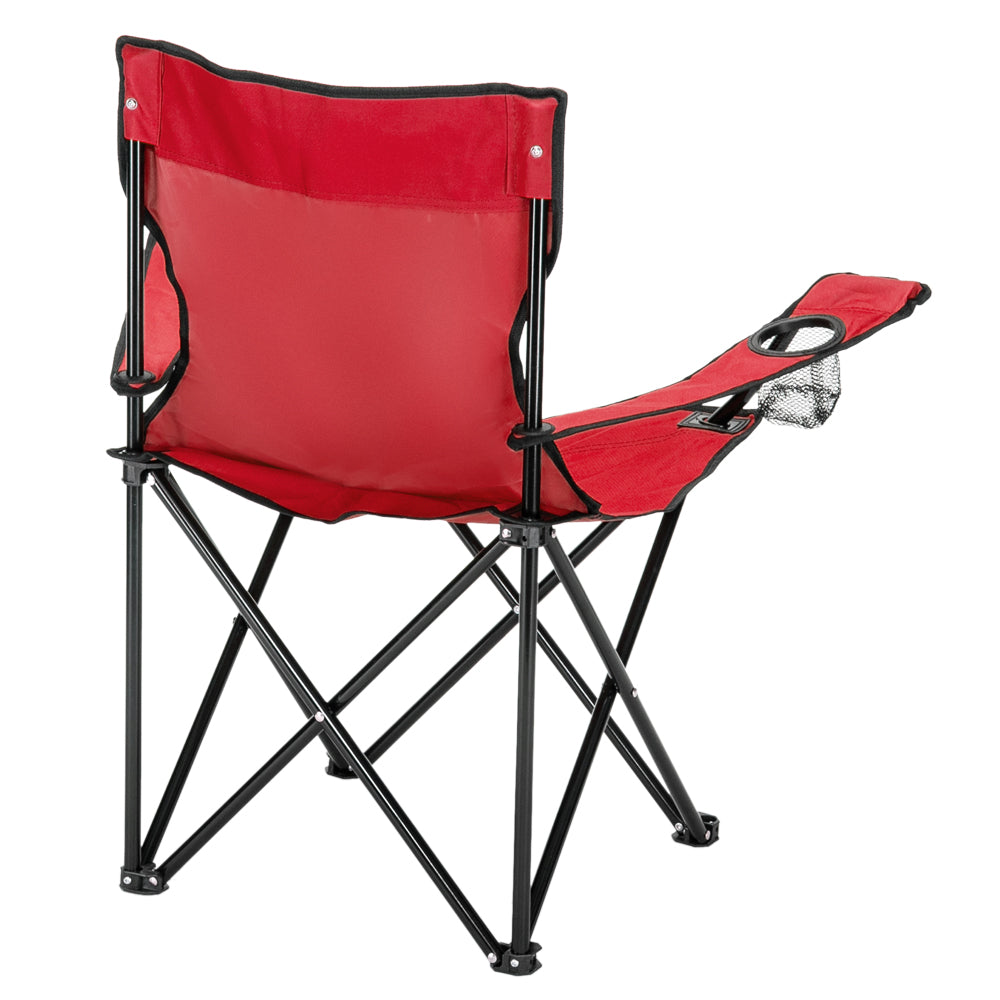 HAOYYE Small Camp Chair, 600D Oxford Fabric, Iron Frame, Portable Foldable Chair for Outdoor Camping, Fishing, Hiking