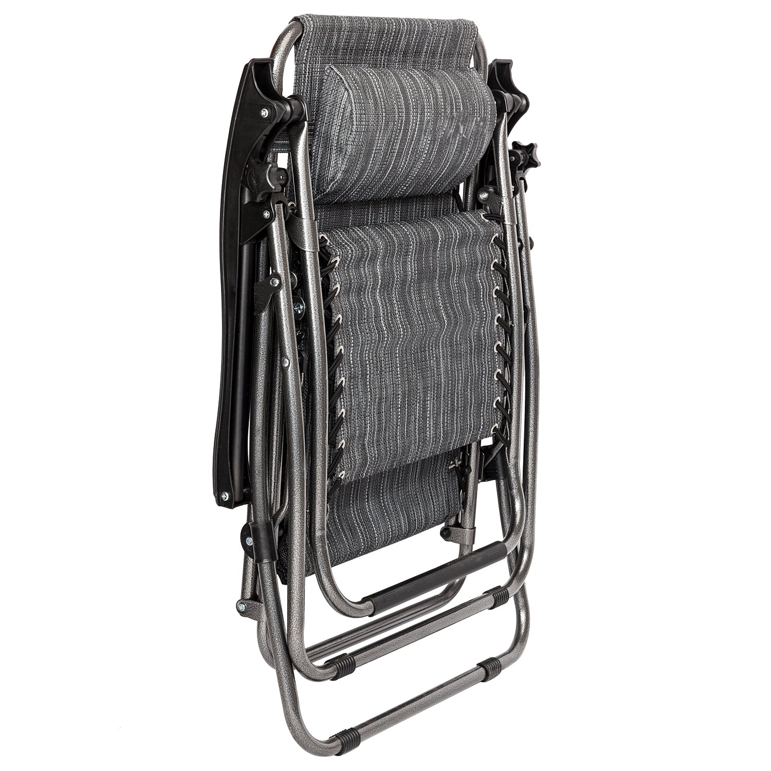 HAOYYE Infinity Zero Gravity Chair Pack of 2, Adjustable Folding Outdoor Lounge Chairs with Pillow and Utility Tray, Perfect for Deck, Patio, Beach, Yard, Relaxation Recliner