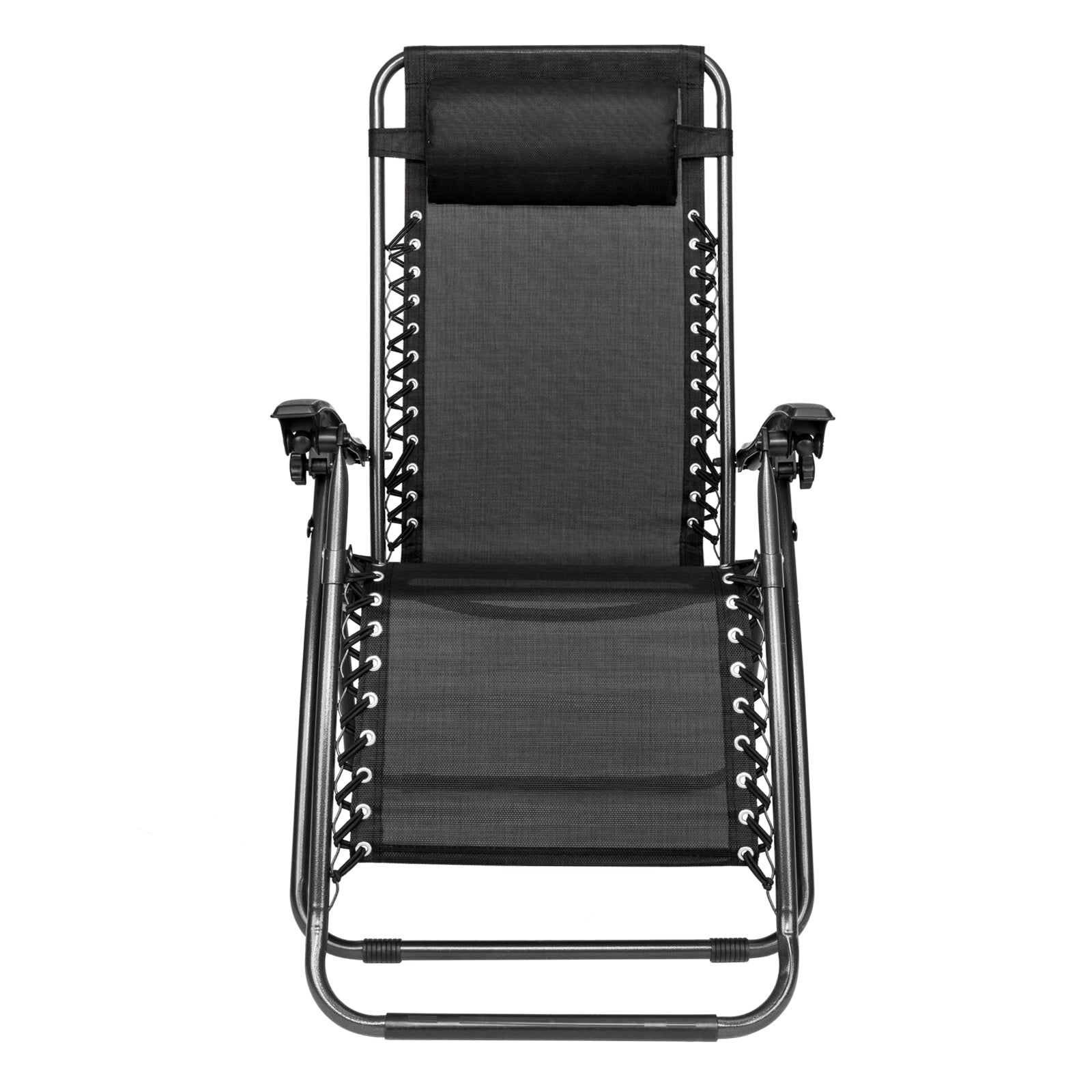 HAOYYE Infinity Zero Gravity Chair Pack of 2, Adjustable Folding Outdoor Lounge Chairs with Pillow and Utility Tray, Perfect for Deck, Patio, Beach, Yard, Relaxation Recliner