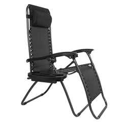 HAOYYE Infinity Zero Gravity Chair Pack of 2, Adjustable Folding Outdoor Lounge Chairs with Pillow and Utility Tray, Perfect for Deck, Patio, Beach, Yard, Relaxation Recliner