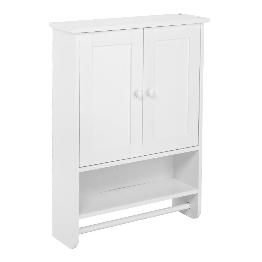 HAOYYE Wall Hanging Cabinet with Two Doors Wall Washer Storage Cabinet Sturdy Design Durable Multifunctional Modern Home Organizer Storage Solution Practical Stylish Space-Saving
