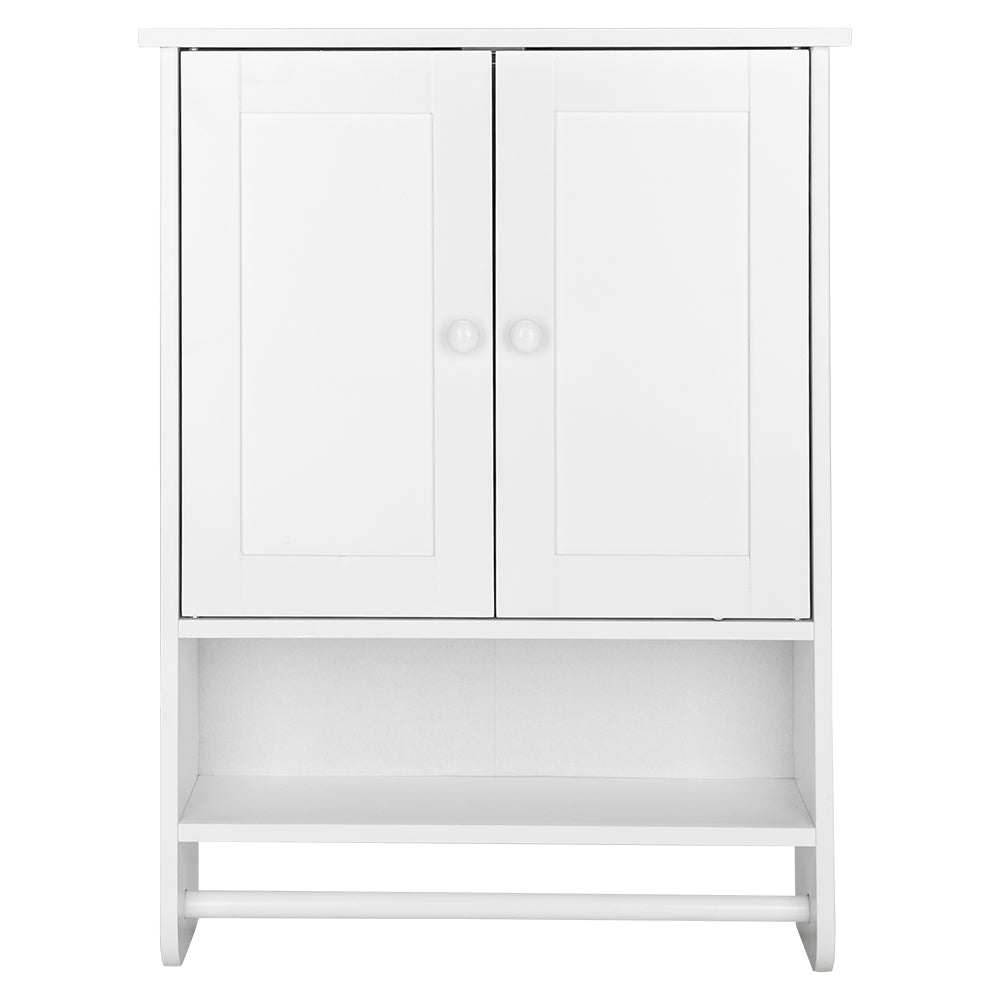 HAOYYE Wall Hanging Cabinet with Two Doors Wall Washer Storage Cabinet Sturdy Design Durable Multifunctional Modern Home Organizer Storage Solution Practical Stylish Space-Saving
