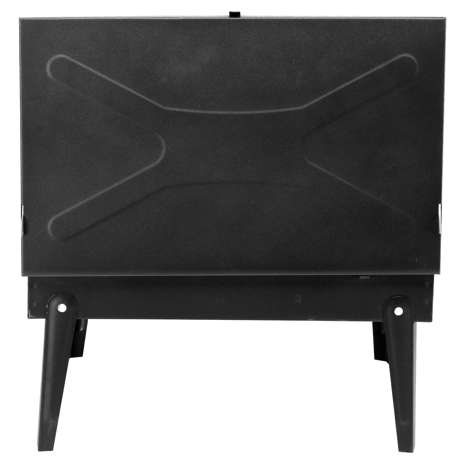 HAOYYE Portable Square Charcoal Grill with Lid and Adjustable Cooking Grid, Folding Tabletop BBQ Grill for Outdoor Cooking Camping Beach Picnic Parties, Durable Steel Body Easy to Carry