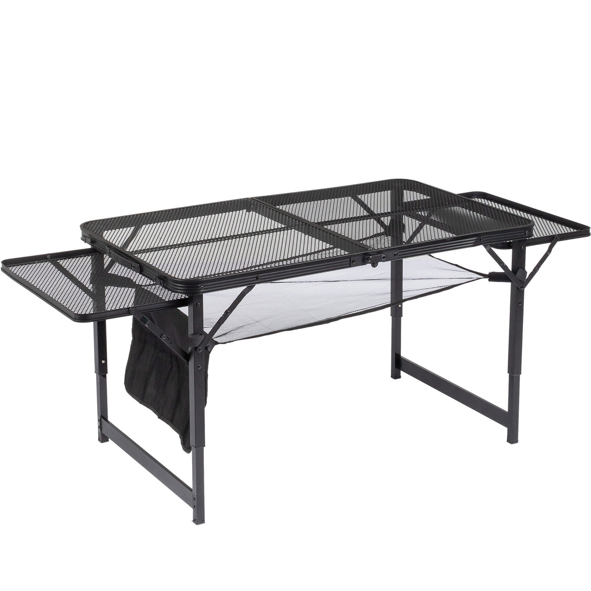 HAOYYE 4.7ft Portable Picnic Table, Adjustable Height Aluminum Alloy Folding Table for Outdoor Use, Perfect for Picnics, Camping, BBQs, and Family Gatherings, Lightweight and Easy to Store