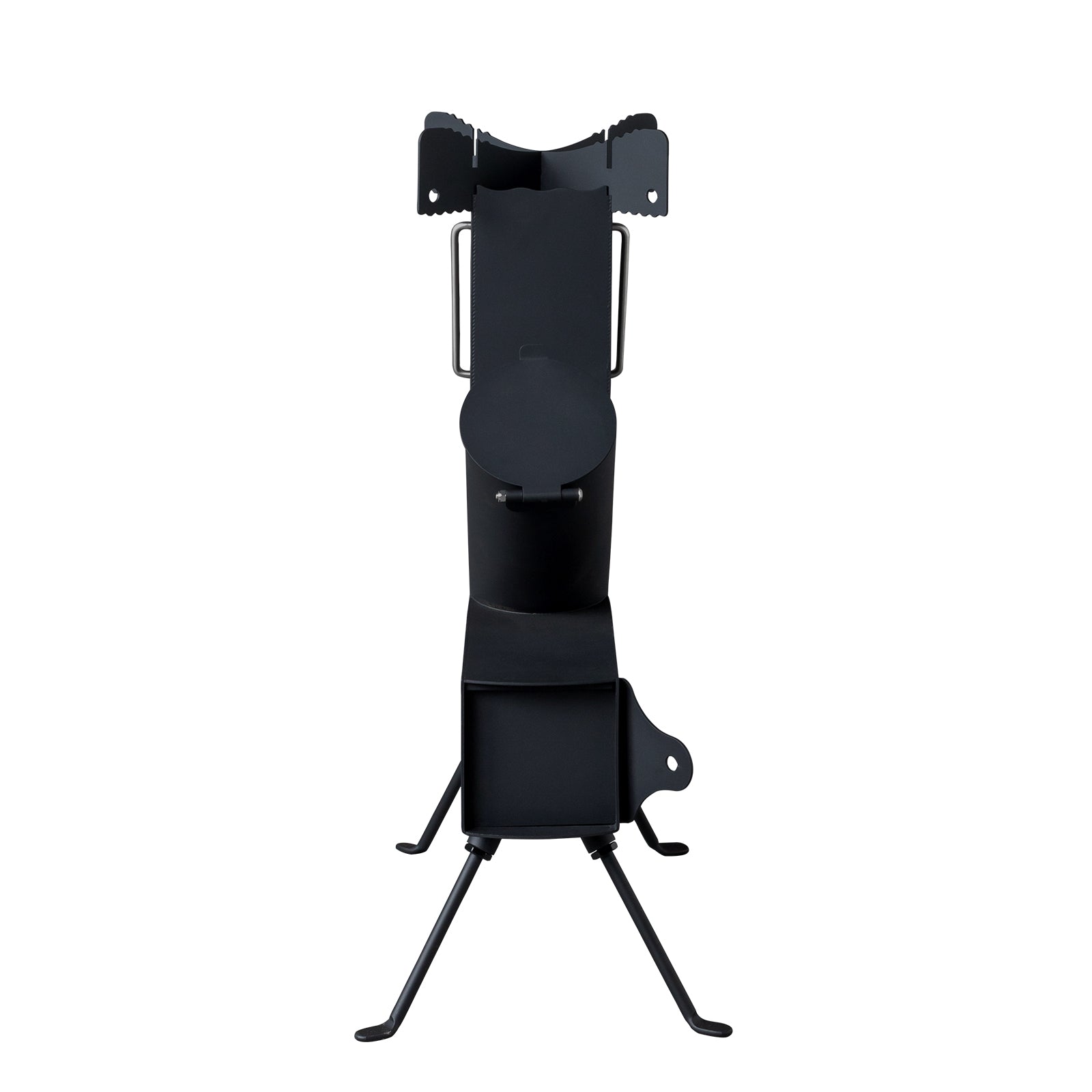 HAOYYE Camping Rocket Stove, Portable Outdoor Wood-Fueled Stove for Hiking, Hunting, and Outdoor Cooking, Durable Steel Construction with Adjustable Legs, High Fuel Efficiency for Efficient Cooking and Easy Transport
