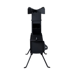 HAOYYE Portable Camping Rocket Stove, Outdoor Wood-Fueled Stove with High Fuel Efficiency, Detachable Folding Design, Ideal for Outdoor Cooking, Hiking, Hunting, and Picnics, Compact and Lightweight