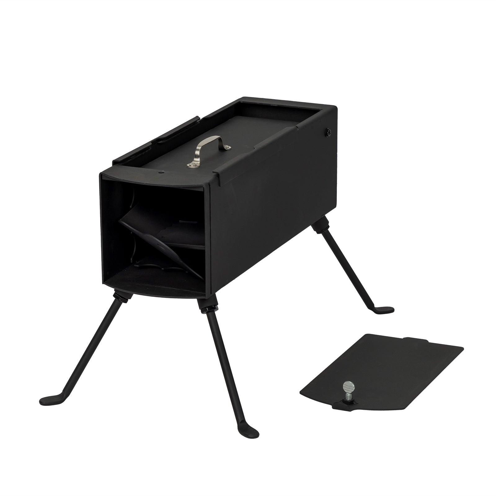 HAOYYE Portable Camping Rocket Stove, Outdoor Wood-Fueled Stove with High Fuel Efficiency, Detachable Folding Design, Ideal for Outdoor Cooking, Hiking, Hunting, and Picnics, Compact and Lightweight