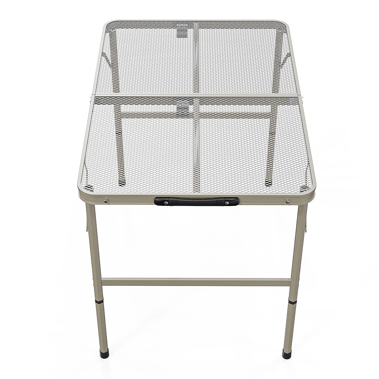 HAOYYE  Portable Adjustable Height Picnic Table, Aluminum Alloy Folding Table for Outdoor Use, Ideal for Family Reunions, Camping, BBQs, and Picnics, Lightweight and Durable, Easy to Store and Transport