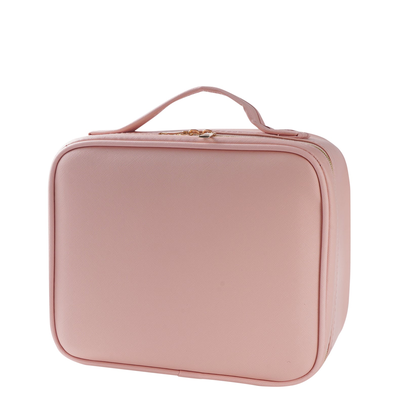 HAOYYE Professional High-Capacity Multi-Layer Portable Travel Makeup Bag, Pink, Durable and Space-Saving Organizer, Modern Design, Versatile Use, Premium Quality, Stylish Look, Perfect for Home and Travel
