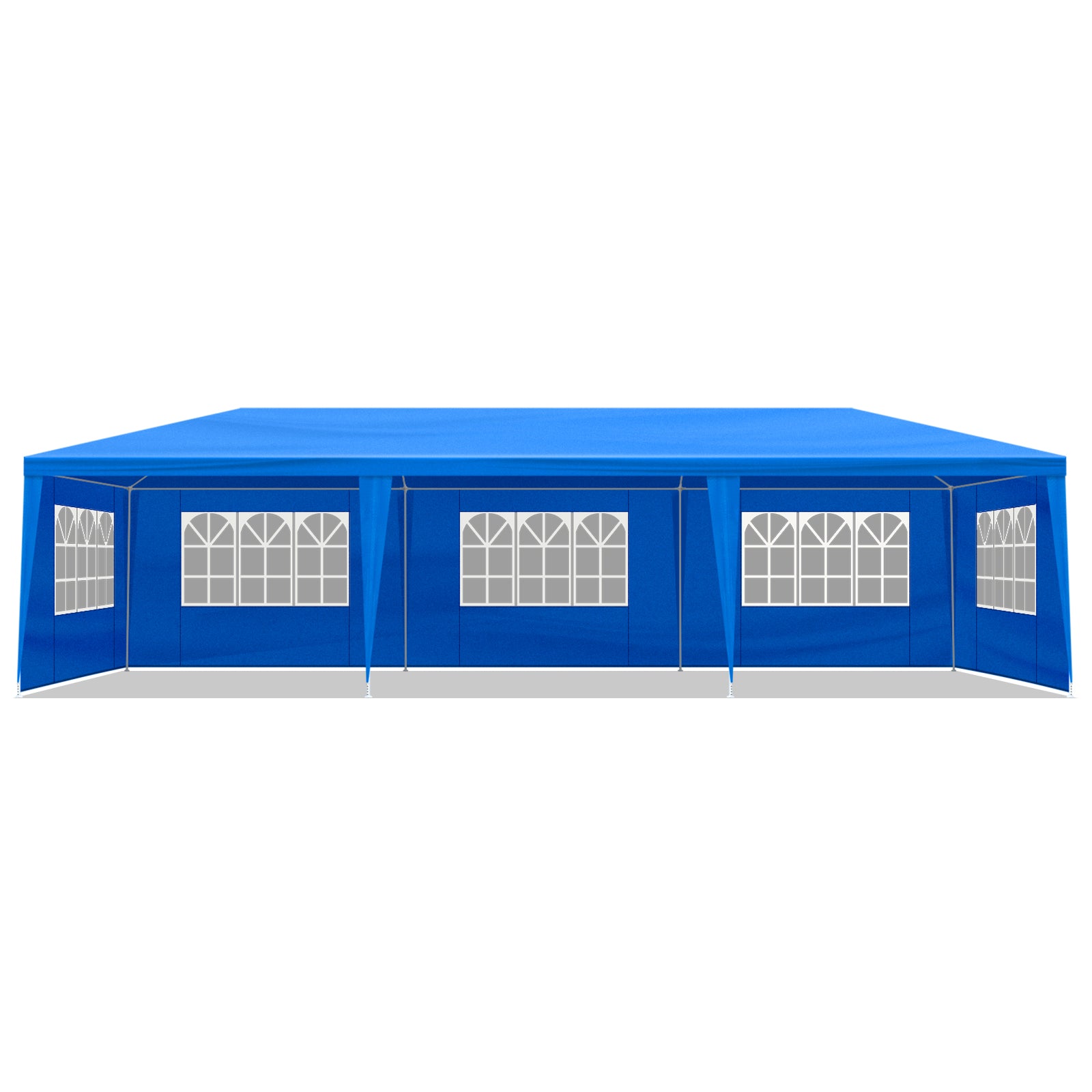 HAOYYE Outdoor Party Tent with 8 Removable Sidewalls, Waterproof Canopy Patio Wedding Gazebo, Blue, Ideal for Backyard Events, Weddings, and Outdoor Celebrations