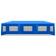 HAOYYE Outdoor Party Tent with 8 Removable Sidewalls, Waterproof Canopy Patio Wedding Gazebo, Blue, Ideal for Backyard Events, Weddings, and Outdoor Celebrations