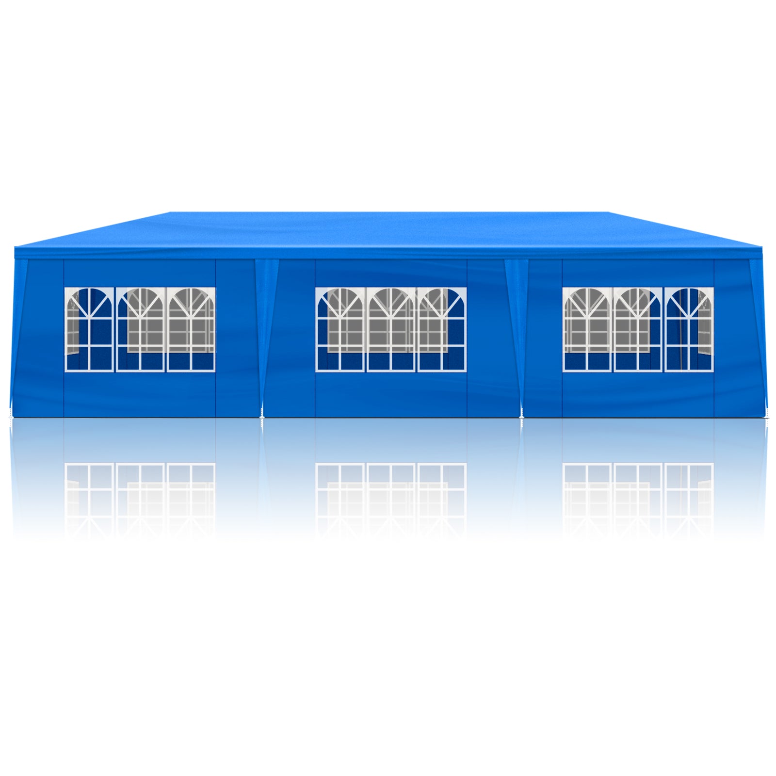 HAOYYE Outdoor Party Tent with 8 Removable Sidewalls, Waterproof Canopy Patio Wedding Gazebo, Blue, Ideal for Backyard Events, Weddings, and Outdoor Celebrations