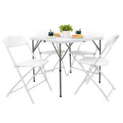 HAOYYE Low Molding Foldable Square Table, Lightweight and Durable Folding Table for Indoor and Outdoor Use, Perfect for Patios, Gardens, Offices, or Small Spaces, Easy to Store and Transport