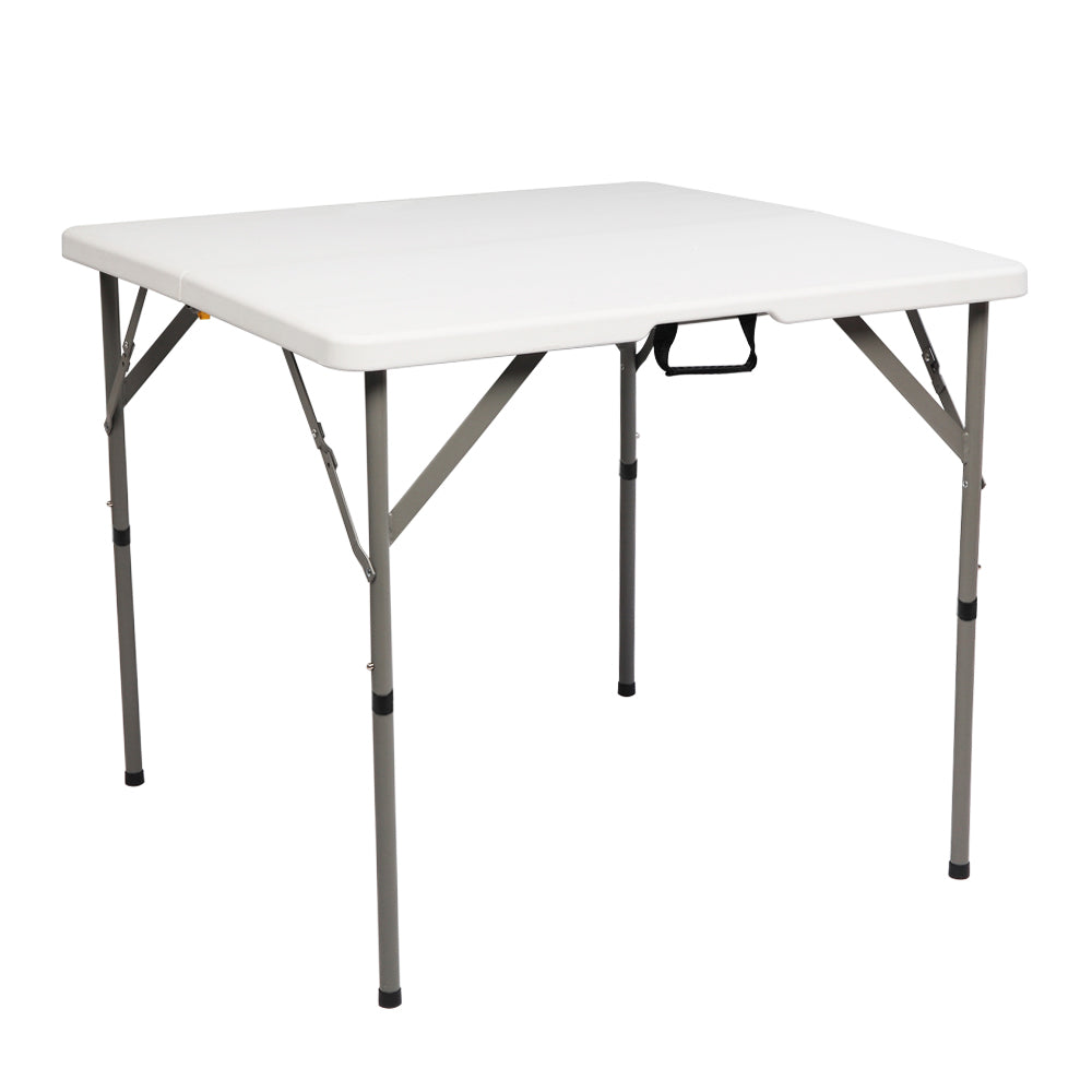 HAOYYE Low Molding Foldable Square Table, Lightweight and Durable Folding Table for Indoor and Outdoor Use, Perfect for Patios, Gardens, Offices, or Small Spaces, Easy to Store and Transport