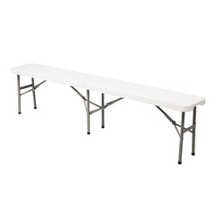 HAOYYE Outdoor Courtyard Foldable Bench, Durable and Portable Garden Bench, Perfect for Patio, Porch, Backyard, or Garden, Comfortable Seating for Outdoor Relaxation and Gatherings