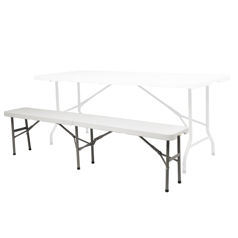 HAOYYE Outdoor Courtyard Foldable Bench, Durable and Portable Garden Bench, Perfect for Patio, Porch, Backyard, or Garden, Comfortable Seating for Outdoor Relaxation and Gatherings