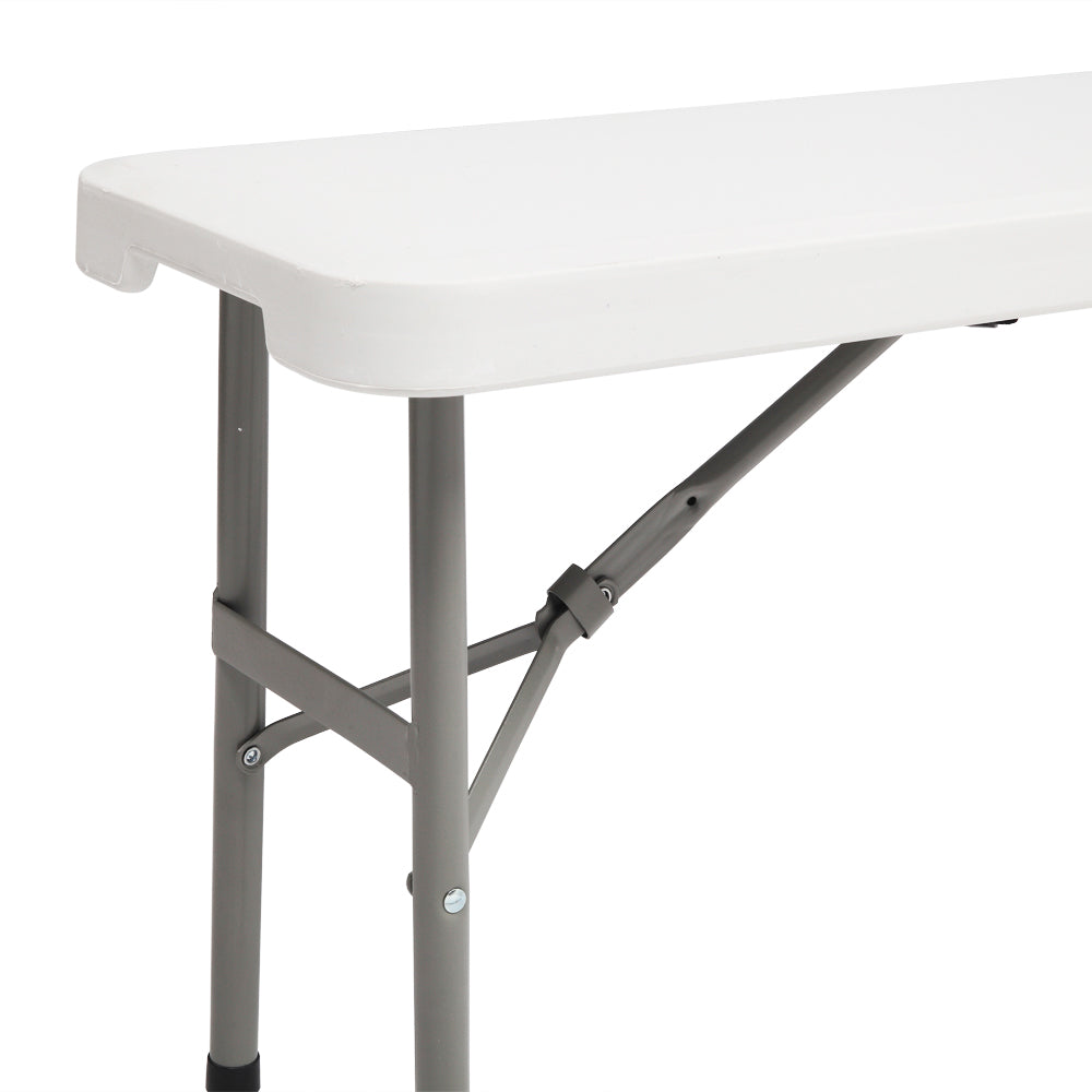 HAOYYE Outdoor Courtyard Foldable Bench, Durable and Portable Garden Bench, Perfect for Patio, Porch, Backyard, or Garden, Comfortable Seating for Outdoor Relaxation and Gatherings