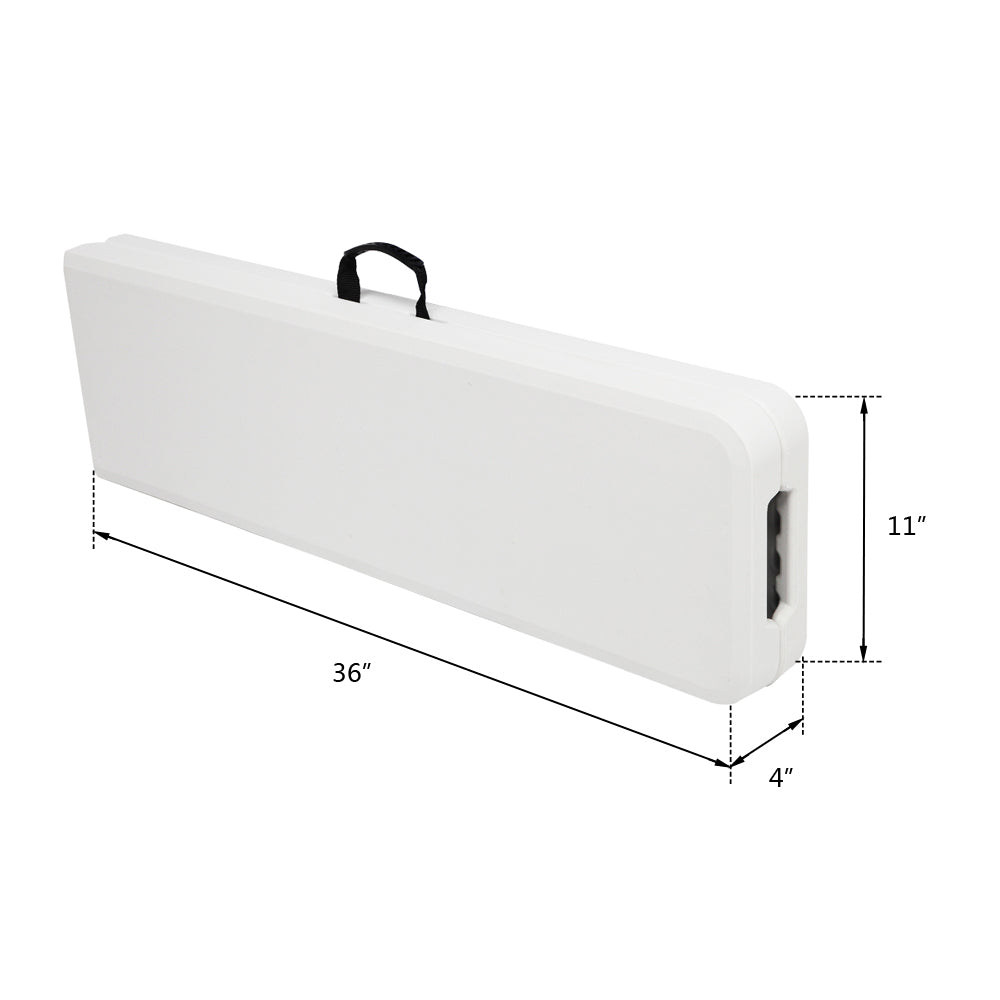 HAOYYE Outdoor Courtyard Foldable Bench, Durable and Portable Garden Bench, Perfect for Patio, Porch, Backyard, or Garden, Comfortable Seating for Outdoor Relaxation and Gatherings